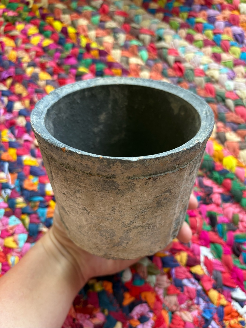 HANDMADE CEMENT PLANTER POT